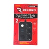 Удлинитель с заземлением 2 м, 3 Евро розетки, 2 USB порта, Type C, &quot;RECORD&quot; MX 18495