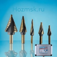 Набор сверл ступенчатых HSS по металлу, 5 предметов, кейс, "MAXIMUM" MX 12844 оптом